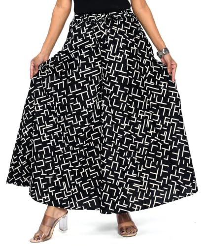 Image of Women's Cotton Long Palazzo Pant