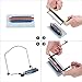 Eison Harmonica Holder 10 Holes Harmonica Holder ET10H Black Neck Hands Free with Anti-Scratch Felt Pads to Protector Harmonica