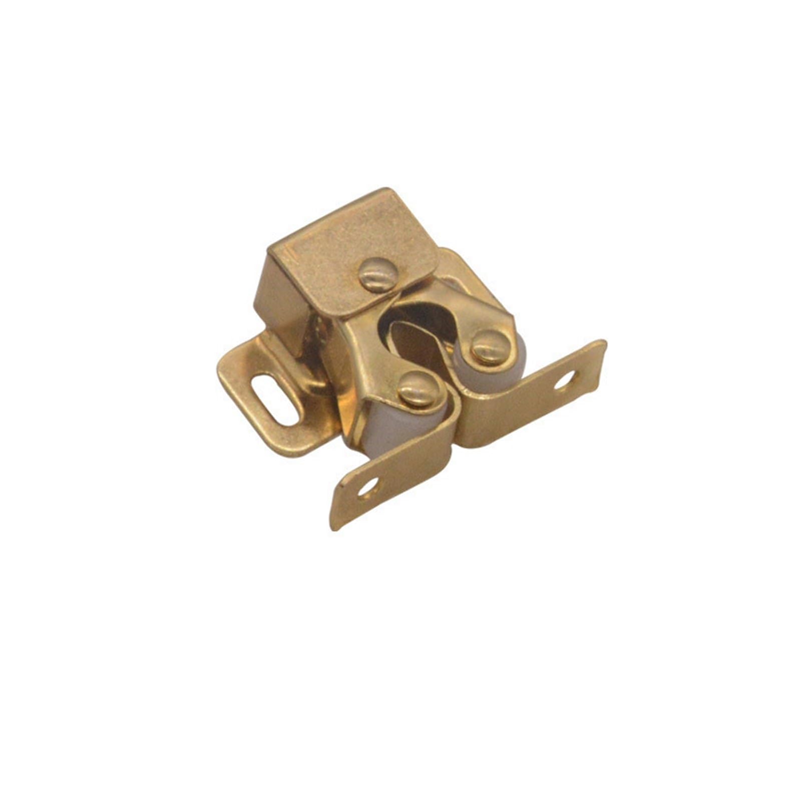 10pcs Bag Cabinet Catches Door Stop Closer Stoppers Damper Buffer for Wardrobe Hardware Furniture Fittings Accessories Drawers for Furniture(Golden)