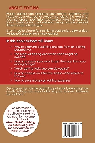 About Editing: an essential guide for authors
