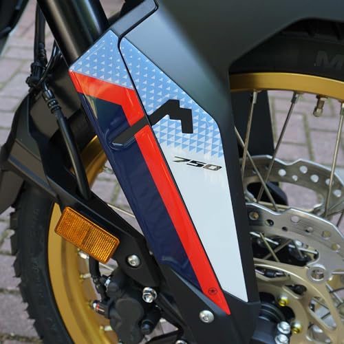 labelbike - Pegatinas 3D de Resina Decoraciones y Protecciones de Guardabarros y Horquillas de Moto compatibles con Honda Transalp 2023