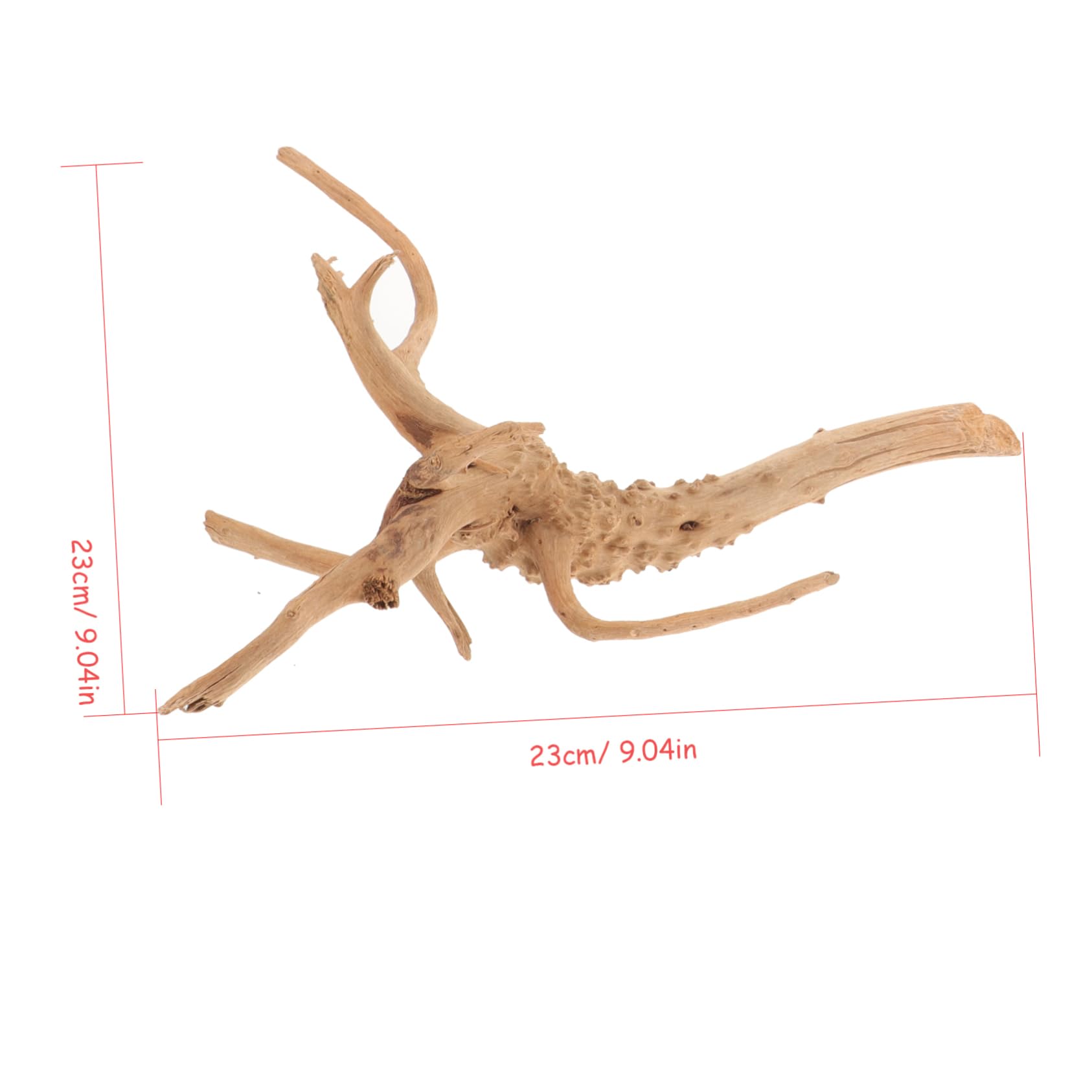 Toddmomy 4pcs Decorative Aquarium Wood Decor Natural Tree Root Craft for Fish Tank Rustic Home and Garden Decoration Enhances Aquatic Landscape and Adds Style