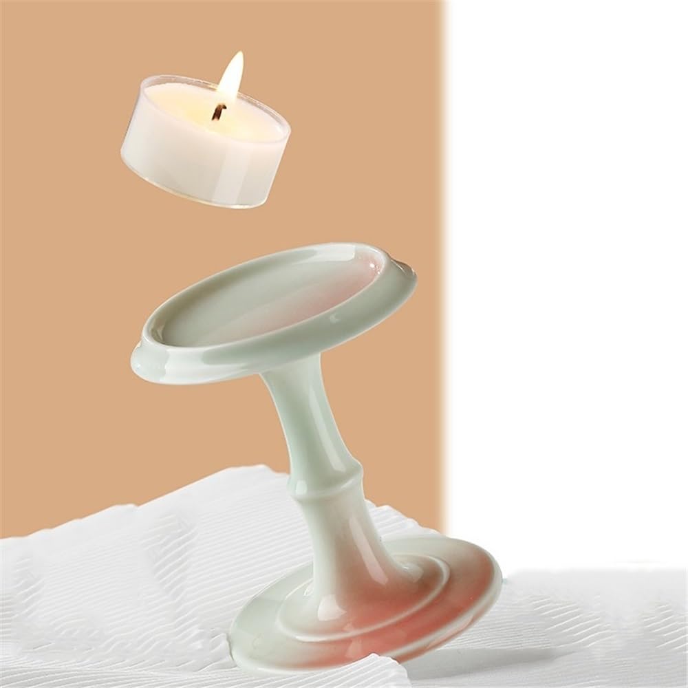 Candelabro Decorativo Candelero de cerámica for aromaterapia, decoración del hogar para el Comedor