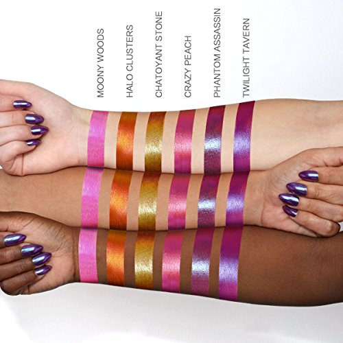 Lip Gloss, Holographic Long Lasting Metallic Liquid Lip Color, Iridescent Glitter Lipstick, SYZYGY（Halo Clusters）