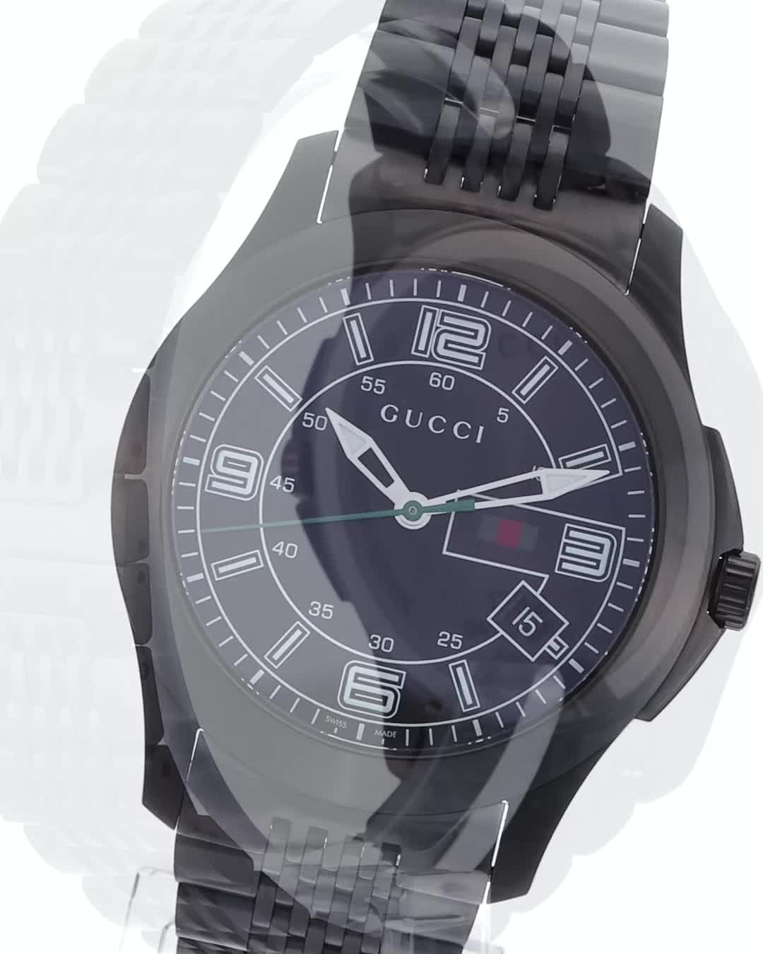 Amazon.co.jp: [グッチ]GUCCI 腕時計 TIMELESS 126XL ブラック