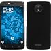 Produktbild PhoneNatic Case kompatibel mit Lenovo Moto C Plus - Hülle schwarz gummiert Hard-case + 2 Schutzfolien