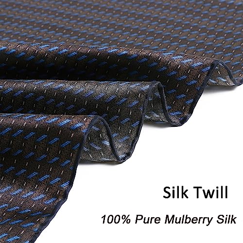 STARWHISPER 100% Pure Mulberry Silk Scarf-21''x21'' 14MM Silk Twill Scarf for Women Square Scarf with Gift Packaging4