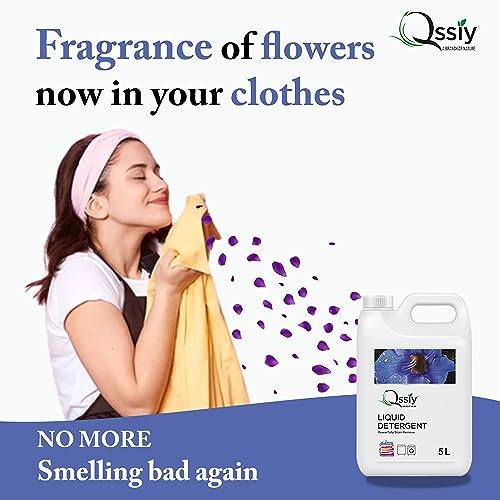 Image of Qssiy Liquid Detergent Suitable For Top Load & Front Load Washing Machine 5L (Fresh)