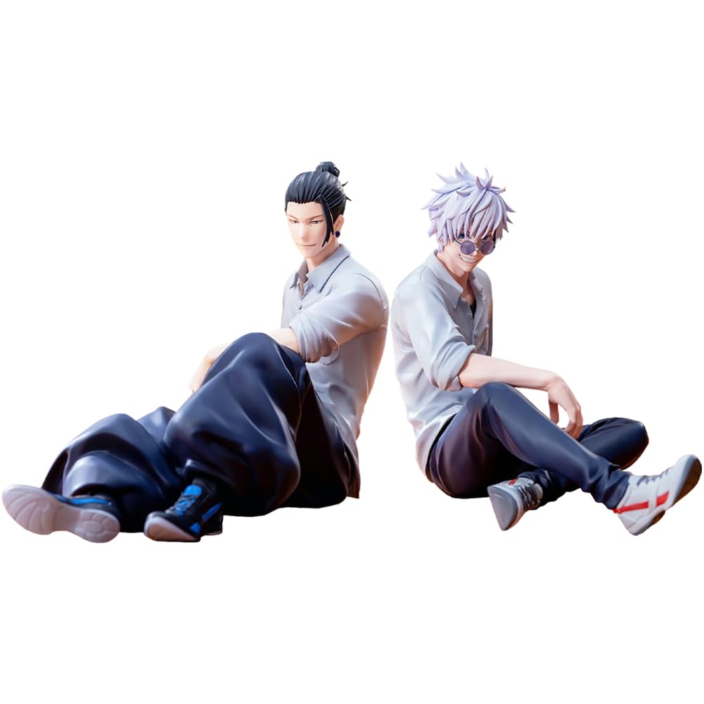 Amazon.com: MABAIUDE 2pcs JJK Figure Geto Suguru Figure Gojos
