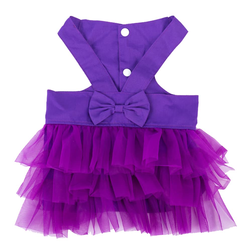 LtuzPet Dog Tutu Skirt Pet Dog Bow Tie Gauze Tutu Dress Skirt Puppy Cat Princess Clothes Apparel
