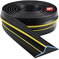 Universal Garage Door Threshold Seal Strip, Bottom Weather Stripping Replacement Rubber Waterproof 20 FT Length