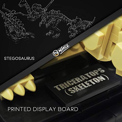 Nifeliz Dinosaur Fossils Building Kit (Stegosaurus, 491Pcs) #TOP6