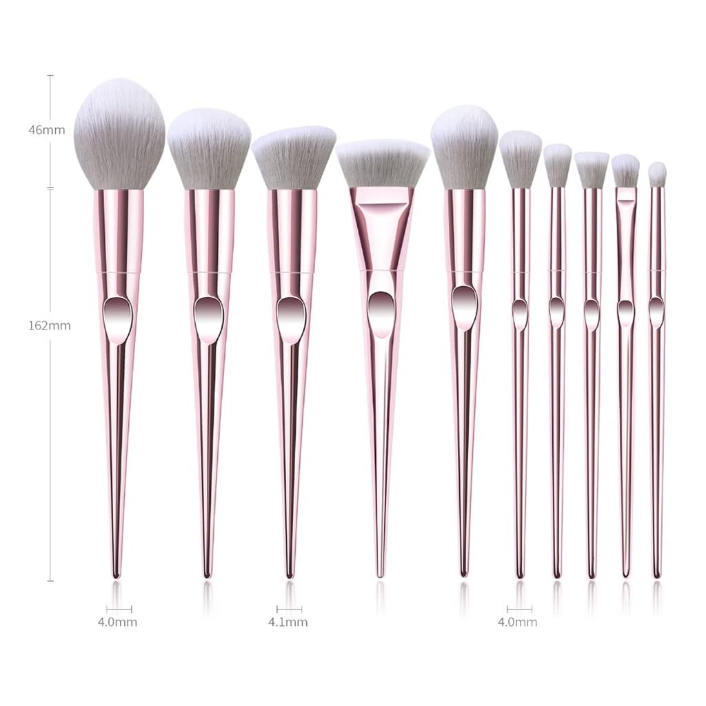 Make -up -Pinsel Make -up Pinsel Set Lidschatten Eyeliner Lippen Kosmetische Gesicht Lidschatten Eyeliner Pulst Pinsel Make -up Schönheit Werkzeug 10pcs Kosmetische Produkte