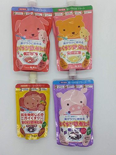 龍角散 おくすり飲めたね アソート4種類パック (いちご味 ・ ピーチ味 ・ ぶどう味 ・ チョコレート味) × 各1個 龍角散 おくすり飲めたね アソート4種類パック (いちご味 ・ ピーチ味 ・ ぶどう味 ・ チョコレート味) × 各1個