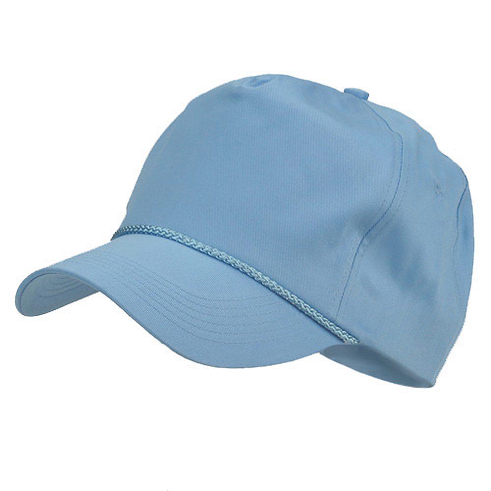 Cotton Twill Golf Cap - Light Blue