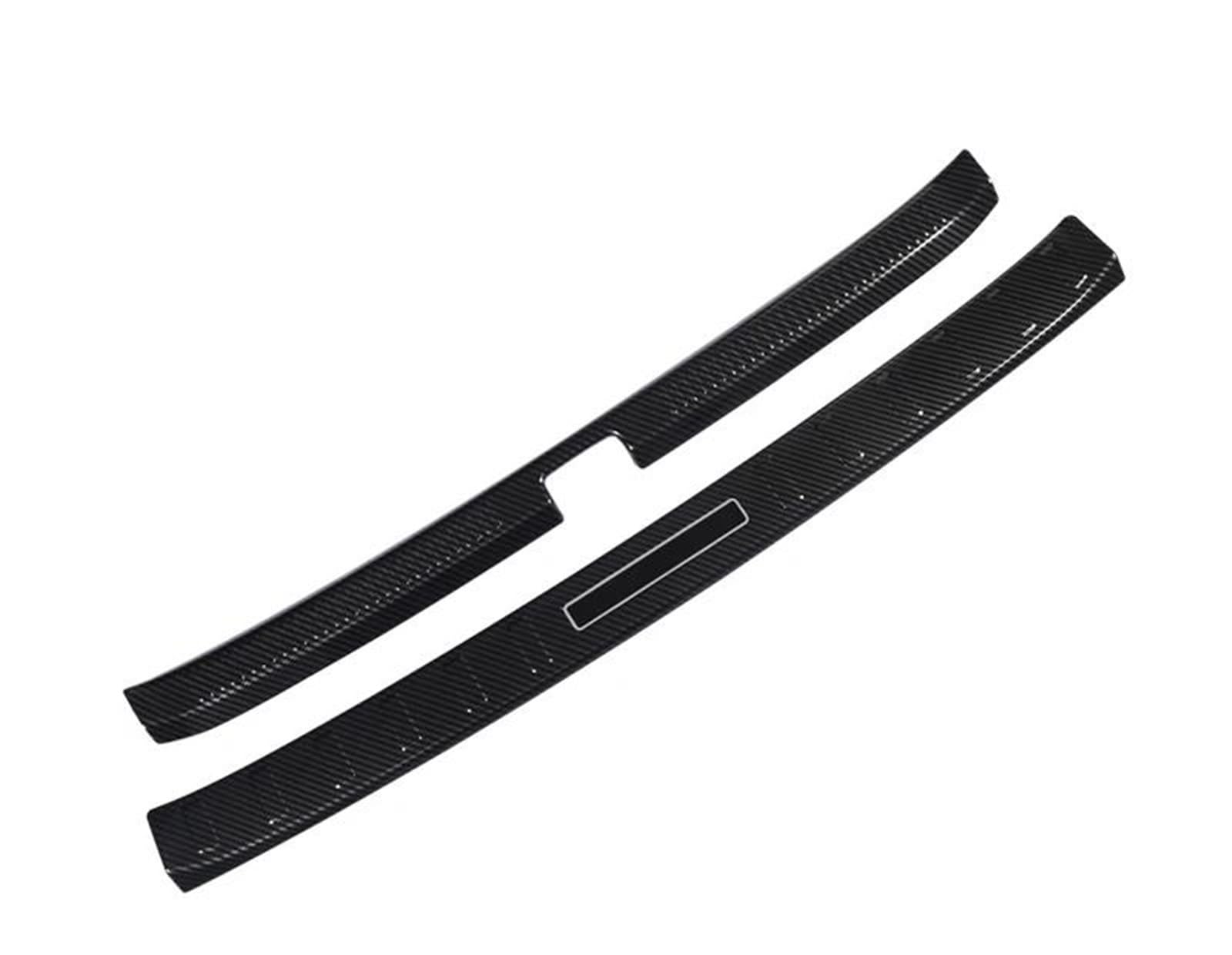para Toyota para Camry XV80 2024 Tira Umbral con Estampado Fibra Carbono Placa Protección Trasera Panel Protector Maletero Adhesivo Decorativo Protector Parachoques Tresero(1890318903)