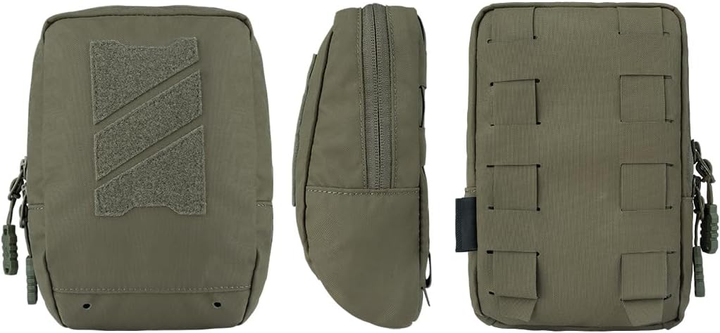 Tactical Utility Pouch Multi-Purpose MOLLE Pouch Tactical Small EDC Waist Pouch Multi-Tool Organizer for Tactical Backpack 500D Nylon
