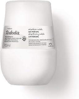 Natura Tododia Unscented Roll-On Antiperspirant Deodorant For Women 2.36 Fl Oz 70ml Sem Sin Perfume