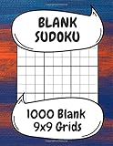 Blank Sudoku: 500 Grids 9x9 ( 1 page = 4 sudoku puzzle )