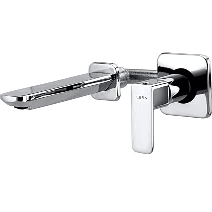 Cera Brass Ruby Wall Mounted Single Lever Basin Mixer (Pack of 1)