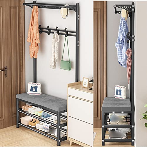 Cintre à cadre en métal pour simplifier la routine du matin dans l'entrée