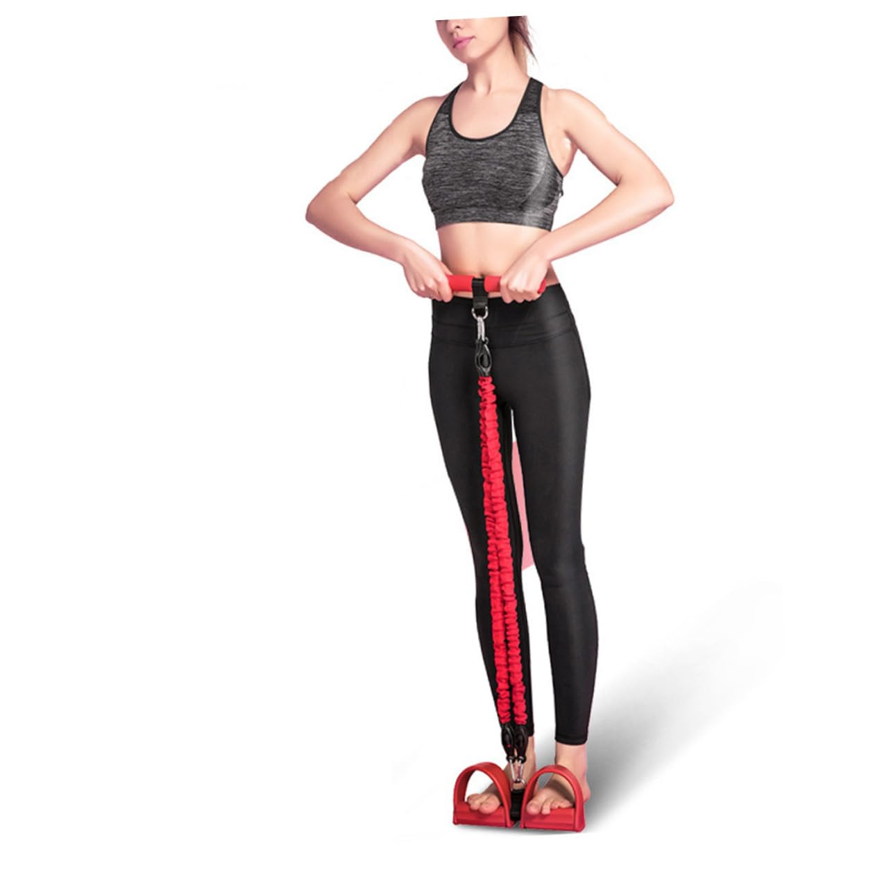Set Di Funi Di Tensione Corda Fitness Sit up Banda Di Resistenza Corda Da Allenamento Estrattore Di Pedali Yoga Corda Per Lo Yoga Rifinitore Di Pancia Coulisse Elasticità Emulsione