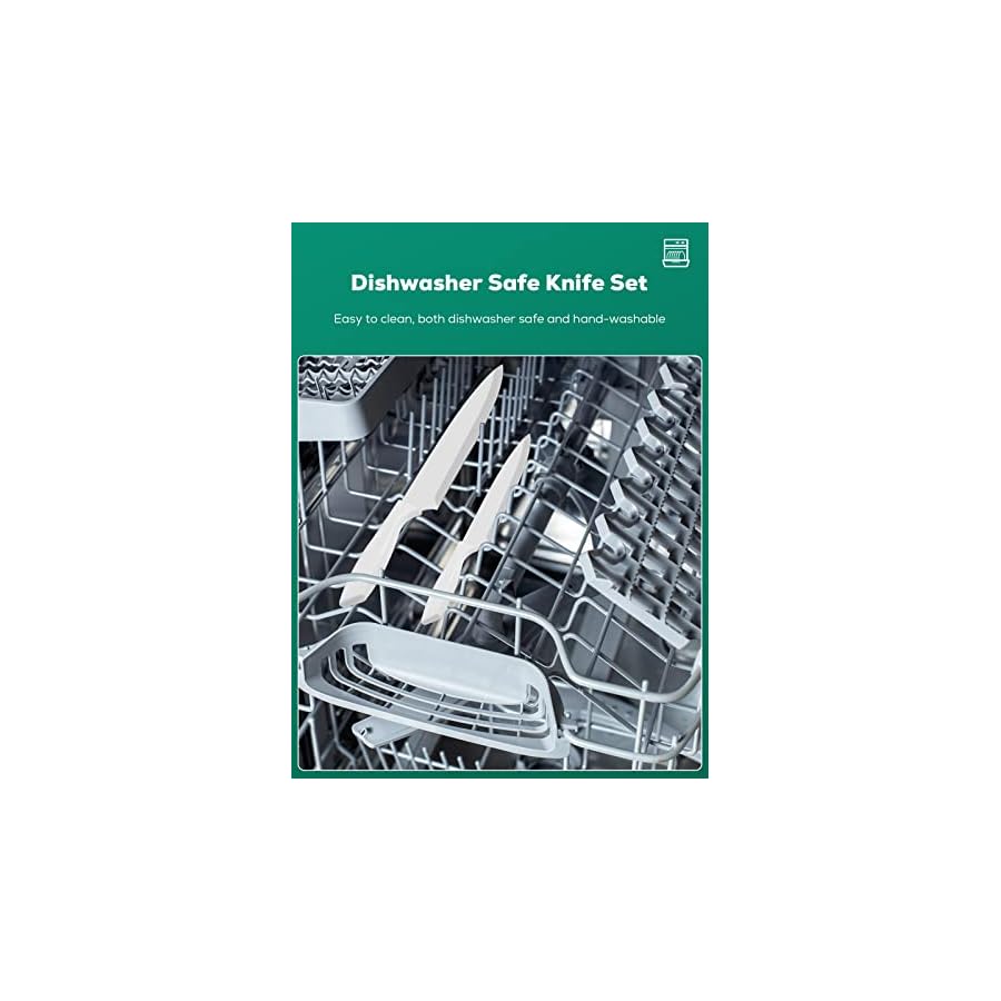 Knife-Set-DPerlla-16-Pieces-White-Kitchen-Knife-Set-with-Acrylic-Stand-High-Carbon-Stainless-Steel-Non-Stick-Coated-Knife-Block-Set-No-Rust-Non-Slip-Handle-Sharp-Knife Knife Set, D.Perlla 16 Pieces White Kitchen Knife Set with Acrylic Stand, High Carbon Stainless Steel, Non Stick Coated Knife Block Set, No Rust, Non Slip Handle, Sharp Knife