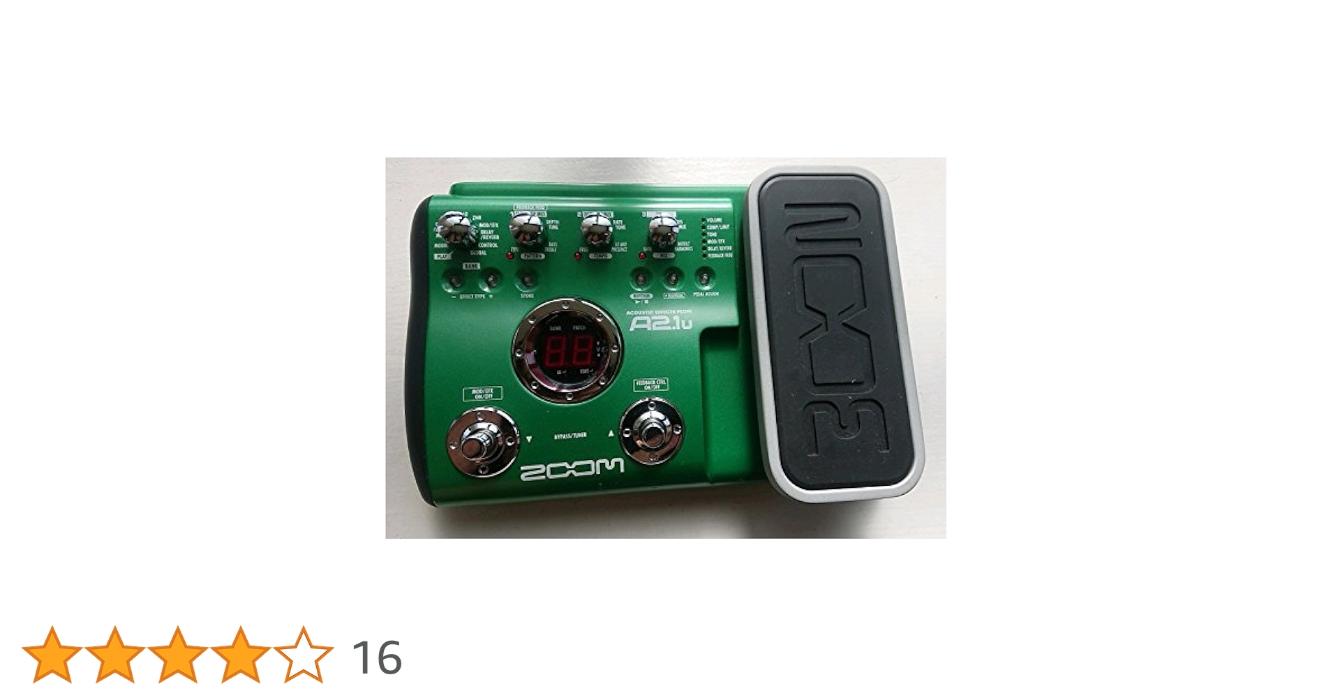 Amazon | ZOOM アコースティックエフェクツペダル A2.1u