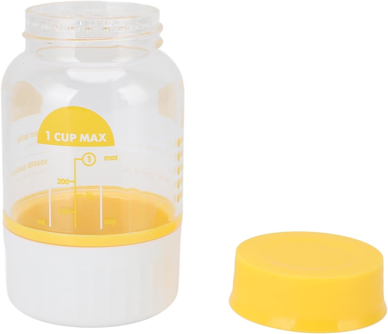 Emoshayoga Manual Butter Maker Cup Plastic Cream Separator Butter Making Bottle for Homemade Spreads Kitchen Baking