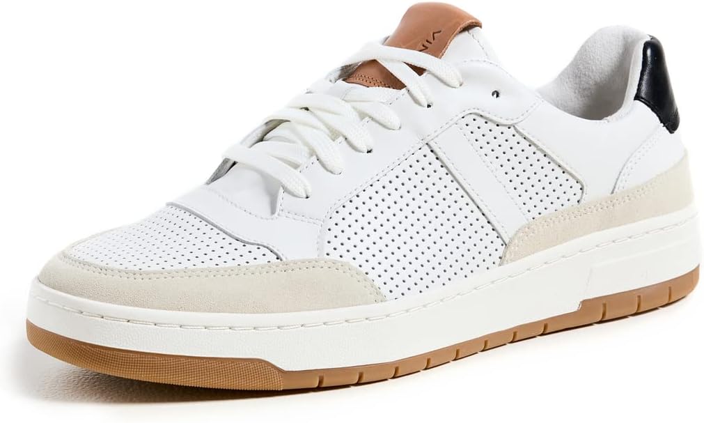 Vince Men's Mason Sneakers, White, 9 Medium US