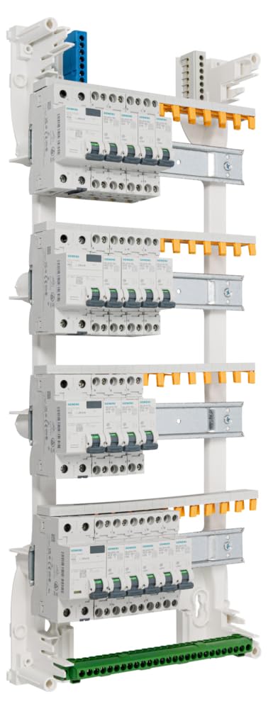 Siemens - Tableau 4 Rangées Pré-équipé 1 Inter Diff 63A Type AC