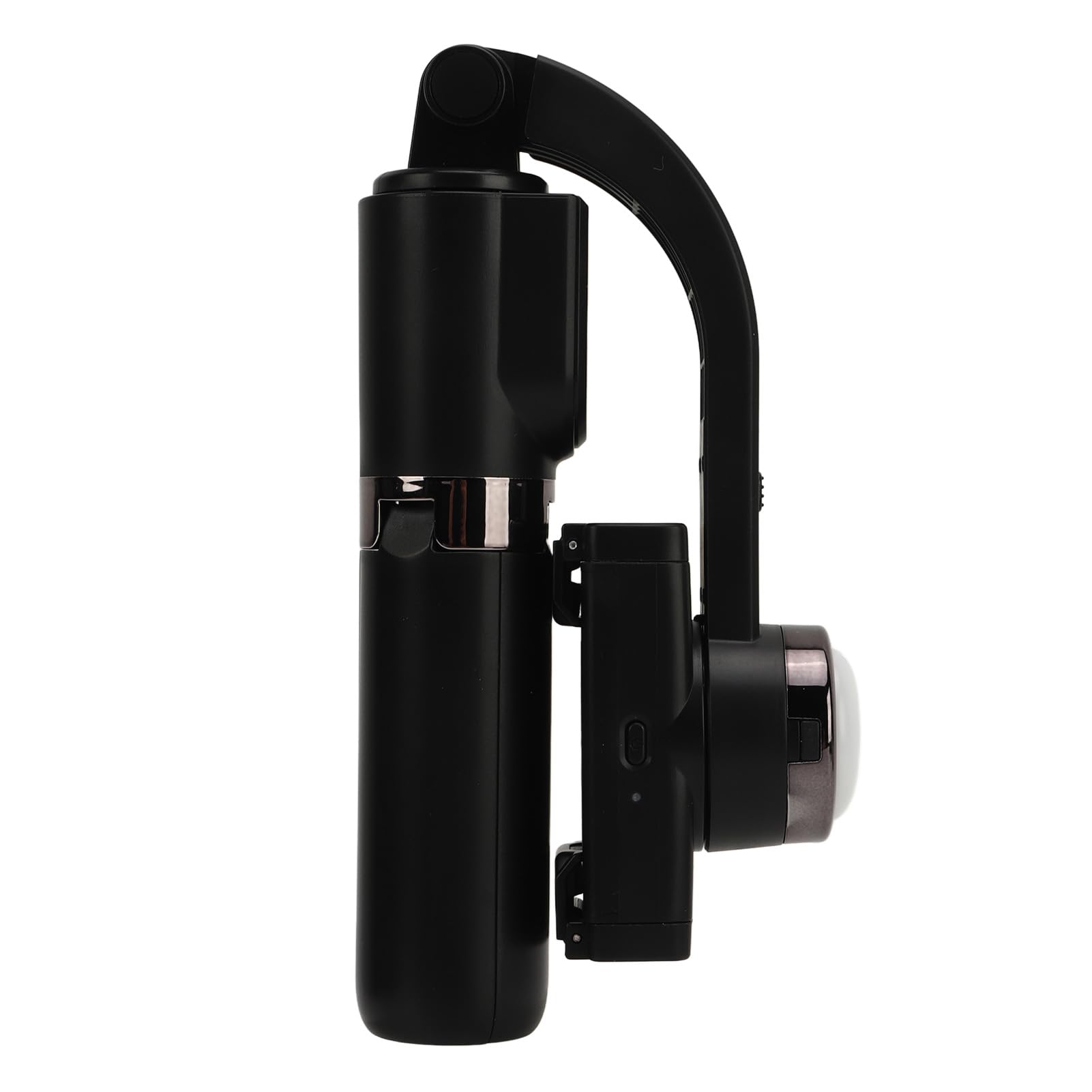 Stabilisateur de Smartphone Pliable, Bâton de Selfie de Prise de Vue Stable avec Lumière Intégrée pour Vlogging, Streaming en Direct, Aventures en Plein Air