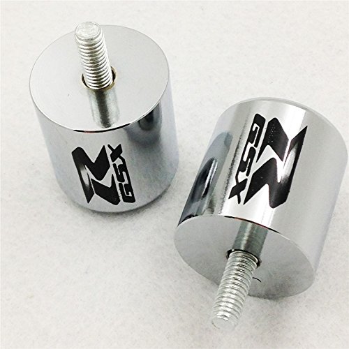 SMT-Hand Bar Ends Compatible With Suzuki Gsx-R 600 750 Gsxr600 Gsxr750 Gsxr1000 Gsxr1100 Chrome [B075VLGYK6]