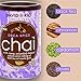 Orca Spice Reduced Calorie Chai Tea Latte Mix, 11.9 Oz, Black Tea, Organic Spices, Sugar Free, Dairy Free, Serve Hot or Cold, Just Add Water or Milk, 18 Servings