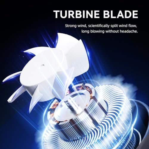 Ventilateur miniature portable rechargeable USB avec écran LED extérieur - 4