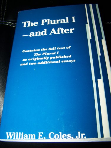 The Plural I and After