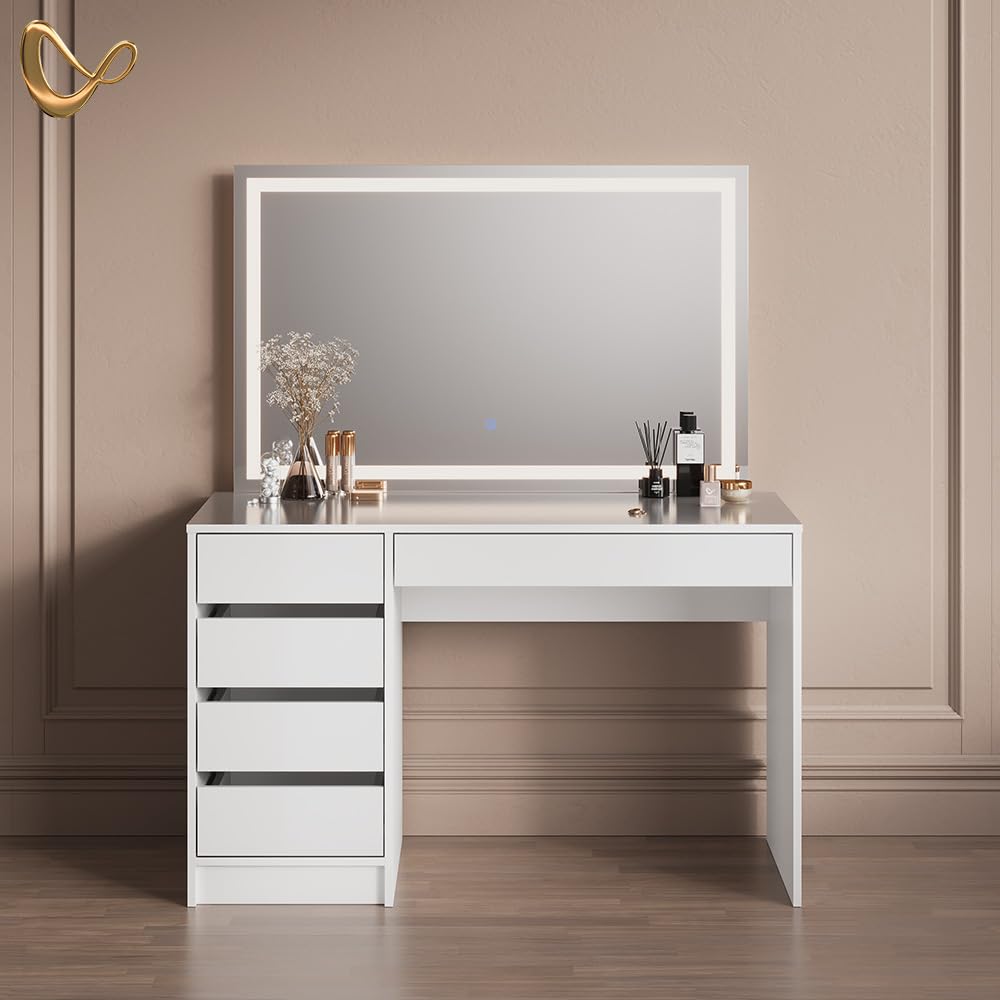 Livinity Tocador Imola, Blanco, 120 cm con iluminación LED