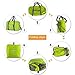 WANDF Foldable Travel Duffel Bag Luggage Sports Gym, Green