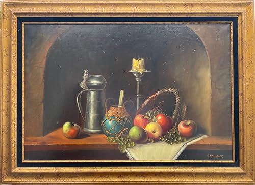 Generic Vintage Still Life Oil Painting by German Artist Horst