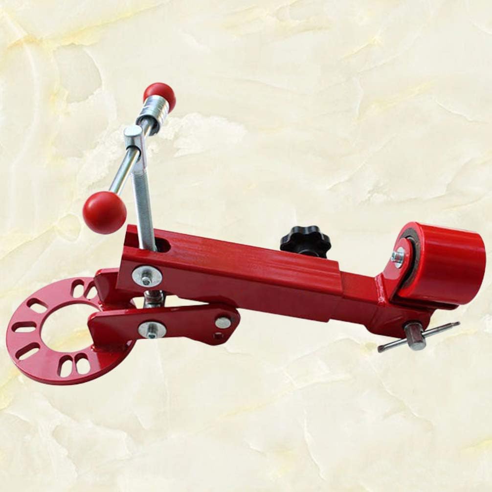 Wakauto Metal Roller Tool for Auto Heavy Duty Wheel Arch Reforming Roller Telescopic Design Suitable for Collision Repair Red