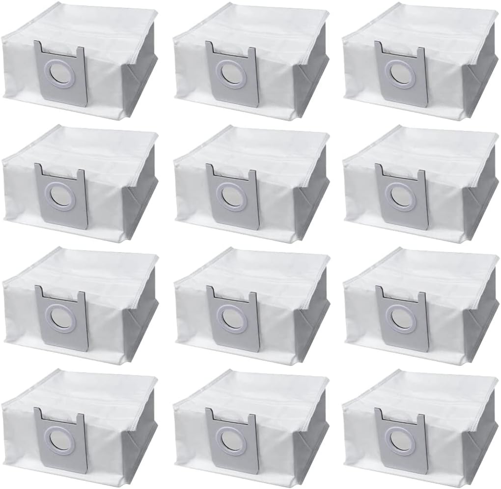 12 Pack Dust Bag Garbage Storage Bag Accessories for Roidmi EVE Plus Robot Vacuum Cleaner