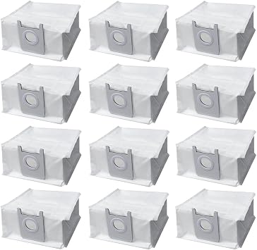 12 Pack Dust Bag Garbage Storage Bag Accessories for Roidmi EVE Plus Robot Vacuum Cleaner