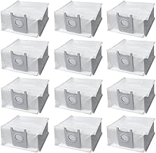 Pack of 12 Dust Bags Bin Bags Accessories for Roidmi EVE Plus Robot Vacuum Cleaner Vacuum Cleaner Bags Replacement Dust Bags Accessories