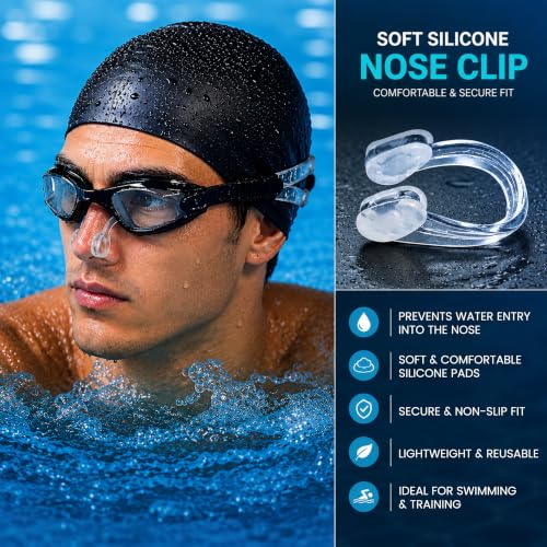 Image of First Lens Powered Swimming Goggles with UV Protection & AntiFog 002 - (Minus -5.00)