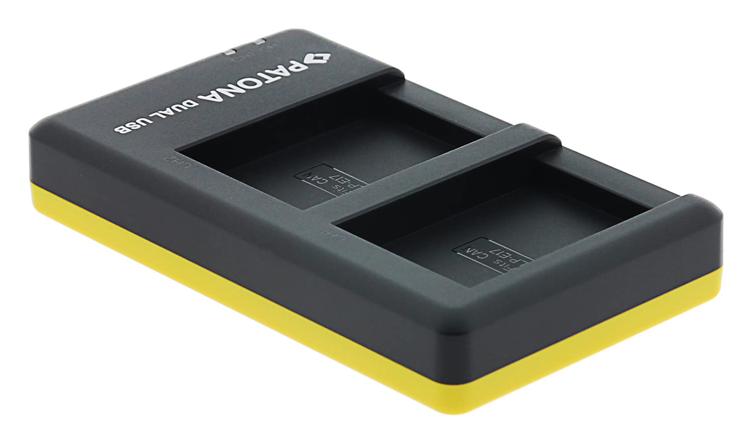 PATONA Dual-Ladegerät für Canon LP-E17 – lädt 2 Akkus gleichzeitig per USB (LED-Anzeige) – für EOS RP R8 R10 R50 R100 77D 200D 250D 750D–850D M3 M5 M6 II – inkl. Kabel