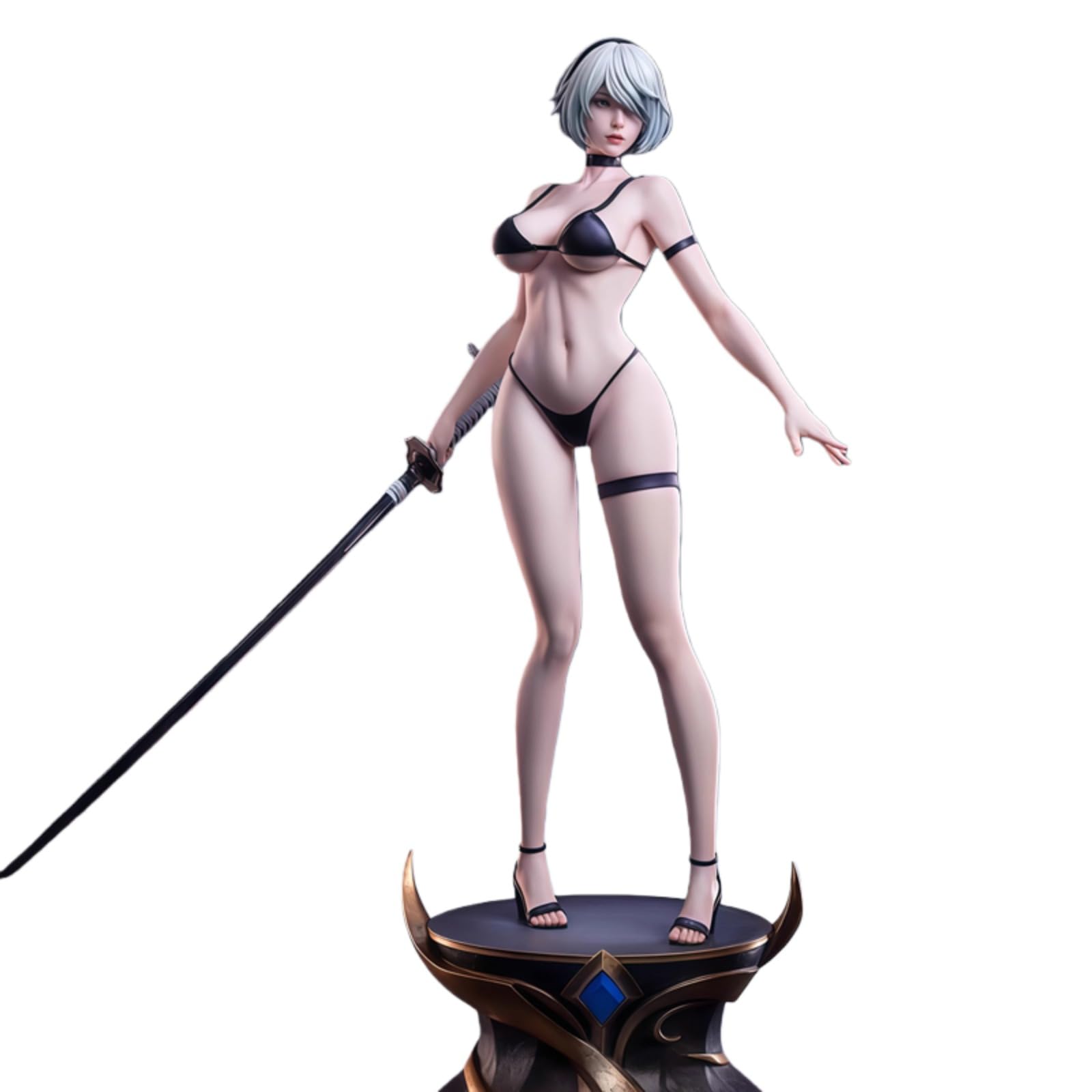 Amazon.co.jp: [YAORUI] ヨルハ二号 B 型 フィギュア 2B 水着Ver. 美