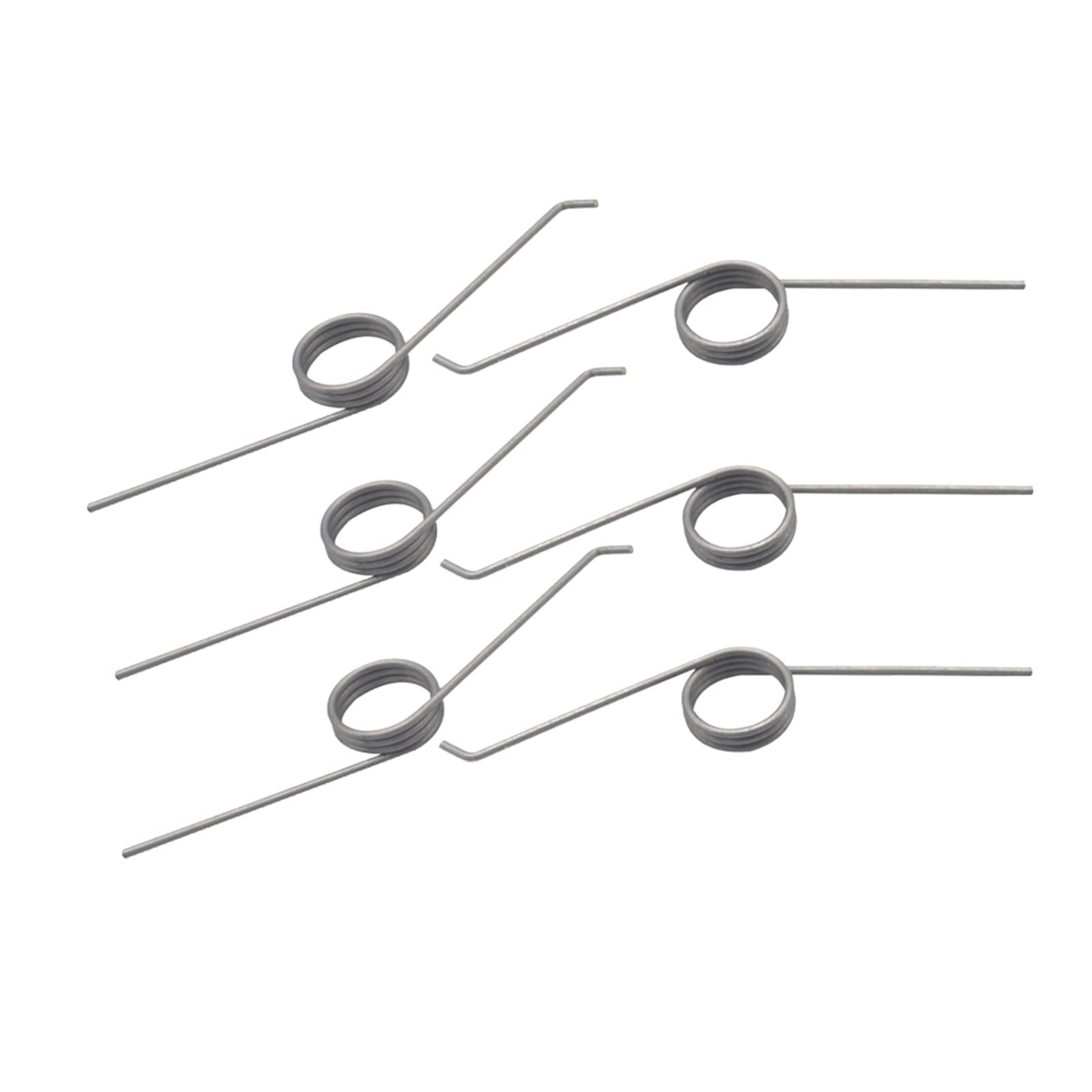 BULINO Stainless Steel Torsion Springs,10 Pcs Wire Diameter 0.7mm 150 Degree Torsion Spring Stainless Steel 3 Coils Outer Diameter 8mm Torsion Spring, 0.7x8x25mm