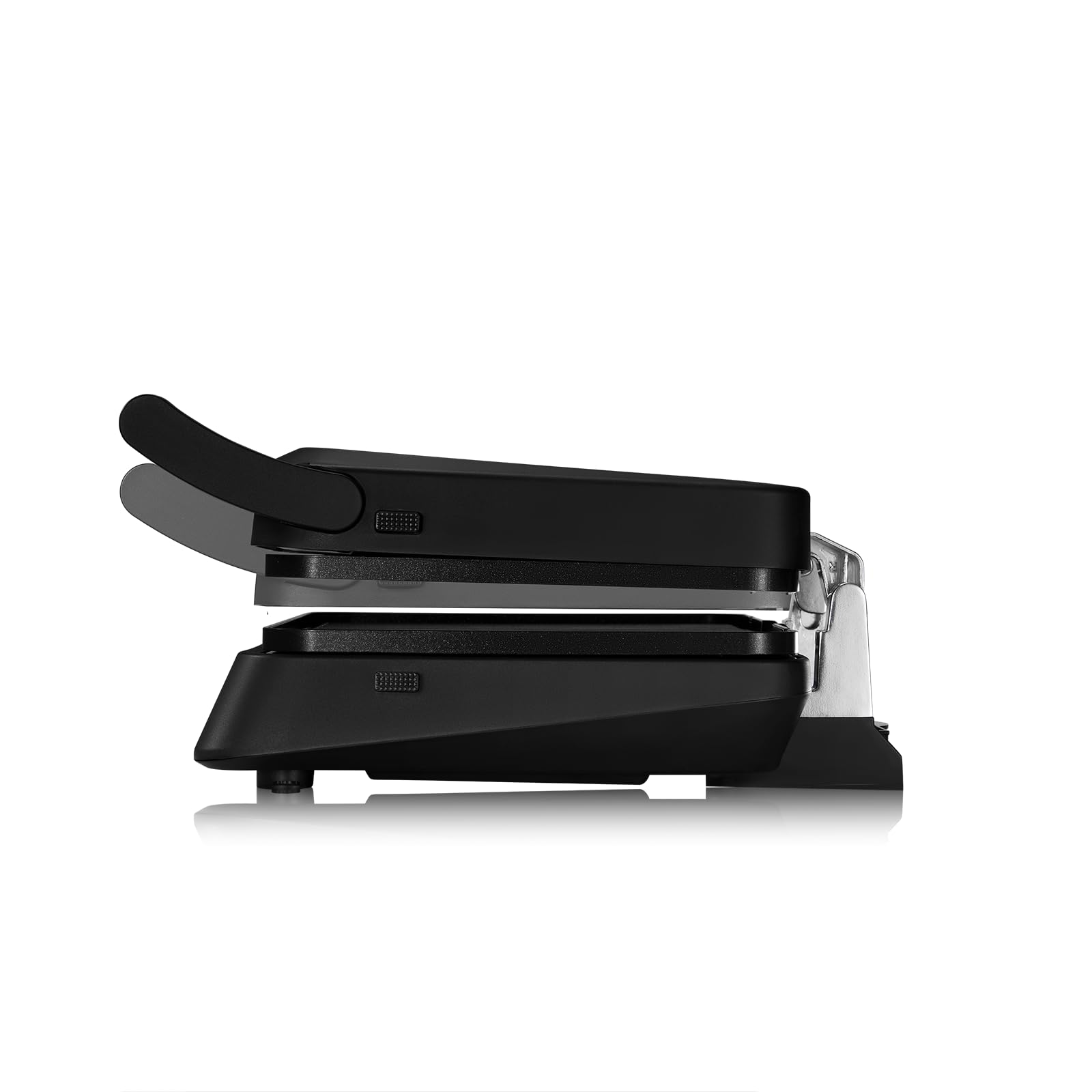 ZEEGMA Griglia Elettrica a contatto GRILL CHEF 3.0, 5 Programmi Piastre Estraibili Lavabile in Lavastoviglie Temperatura Regolabile Display, Potenza 2000 W, Riscaldamento Piastre Indipendente