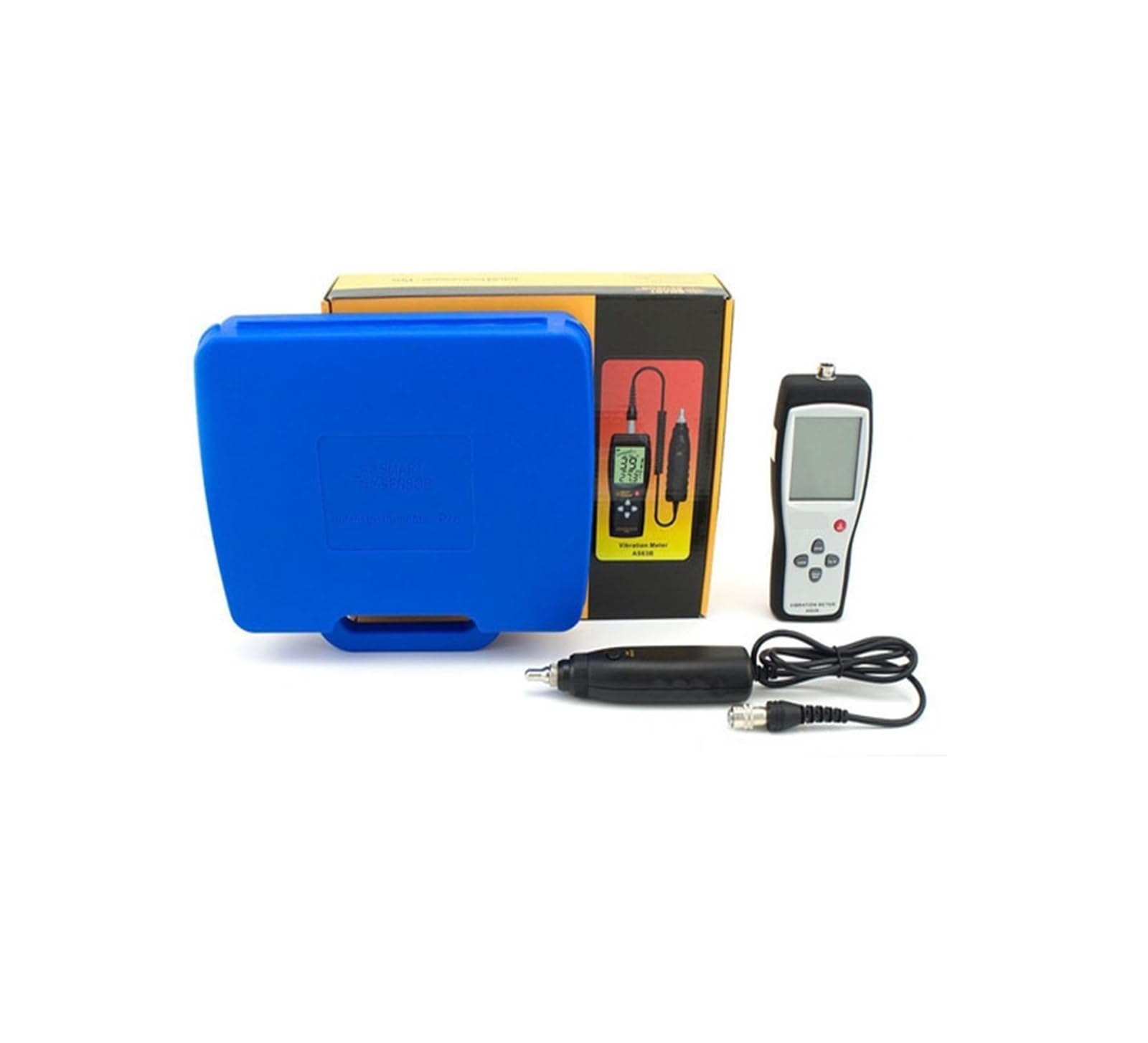 AS63B Digitales Vibrationsmessrät mit freistehender Sonde, 10 Hz ~ 1 kHz, 0,1~199,9 mt/s, Präzisions-Vibrationsmessrät