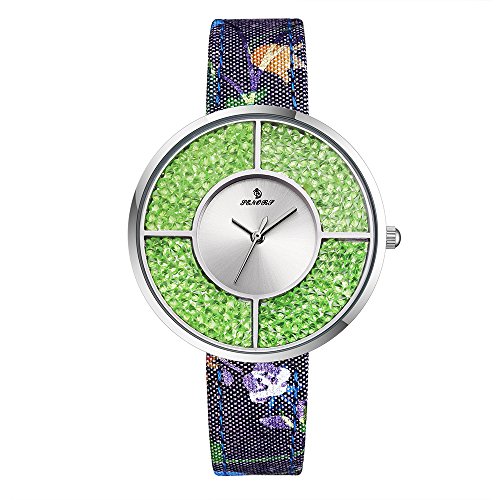 Montre femme vert émeraude idéale pour sublimer vos tenues de soirée